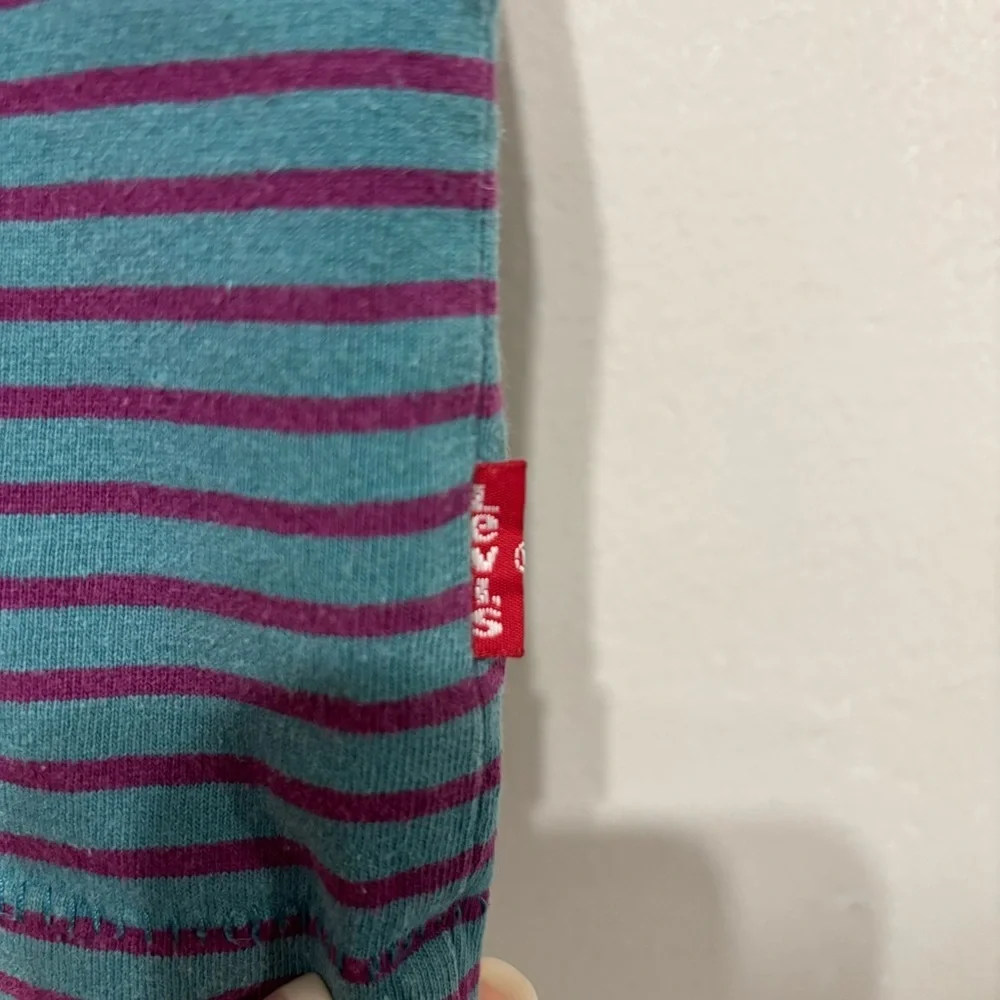 LEVI'S Red Tab Vintage T-shirt In Blue Stripe-blues